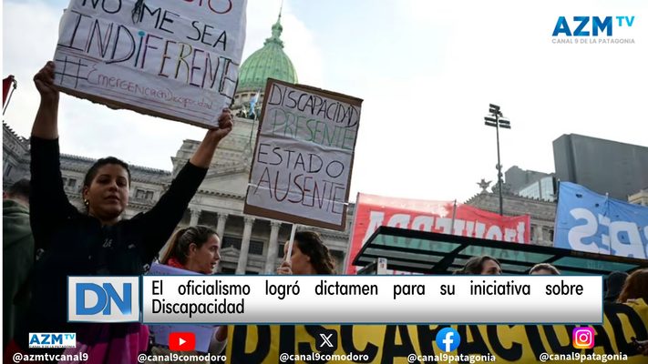 El oficialismo logró dictamen para su iniciativa sobre Discapacidad