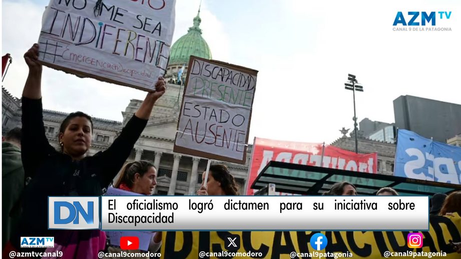 El oficialismo logró dictamen para su iniciativa sobre Discapacidad