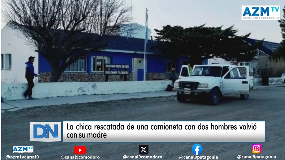 La chica rescatada de una camioneta con dos hombres volvió con su madre