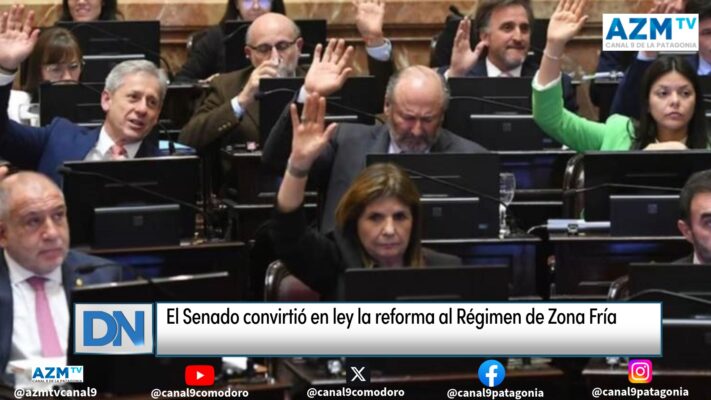 El Senado convirtió en ley la reforma al Régimen de Zona Fría
