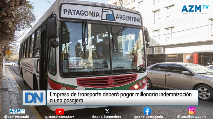Empresa de transporte deberá pagar millonaria indemnización a una pasajera
