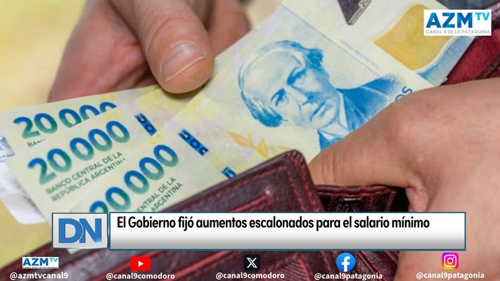 El Gobierno fijó aumentos escalonados para el salario mínimo
