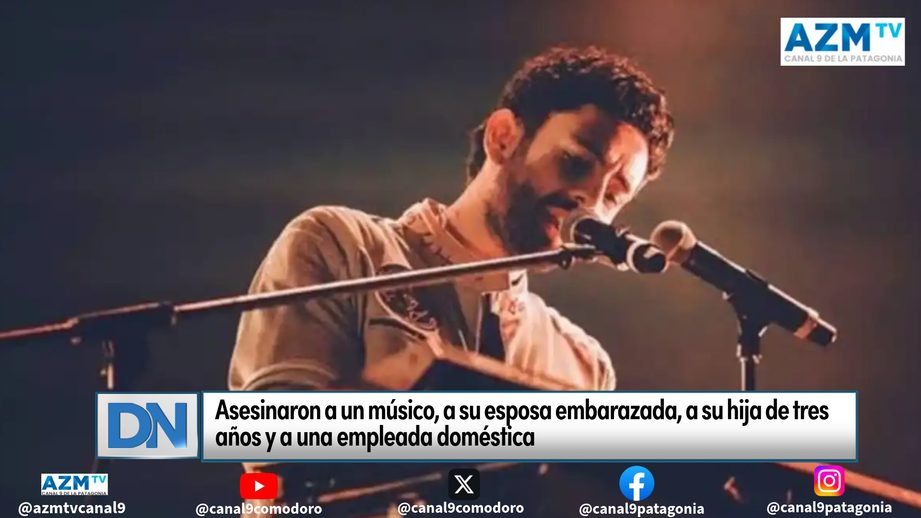 Asesinaron a un músico, a su esposa embarazada, a su hija de tres años y a una empleada doméstica