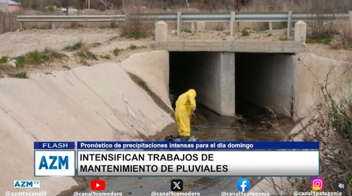 Intensifican trabajos de mantenimiento de pluviales