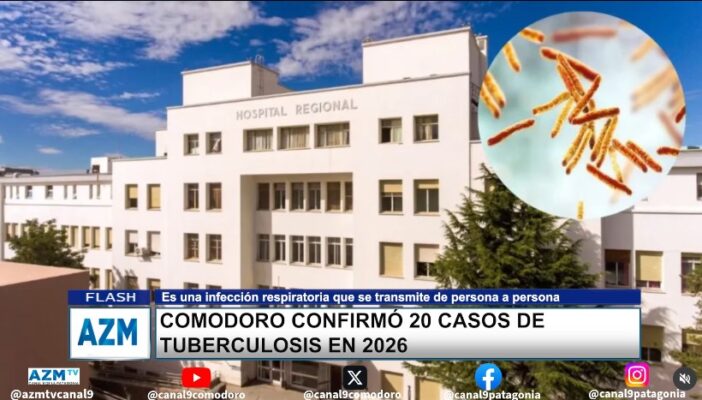 Comodoro confirmó 20 casos de tuberculosis en 2026
