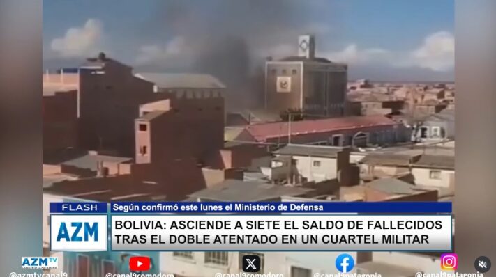 Bolivia: asciende a siete el saldo de fallecidos tras el doble atentado en un cuartel militar