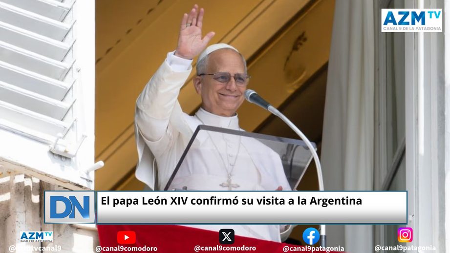 El papa León XIV confirmó su visita a la Argentina