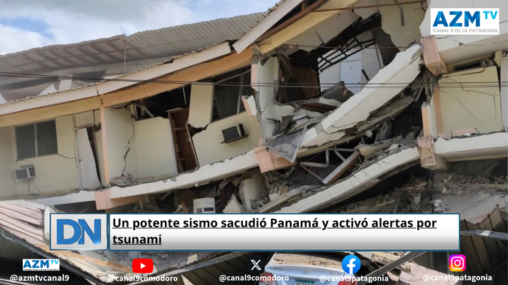 Un potente sismo sacudió Panamá y activó alertas por tsunami