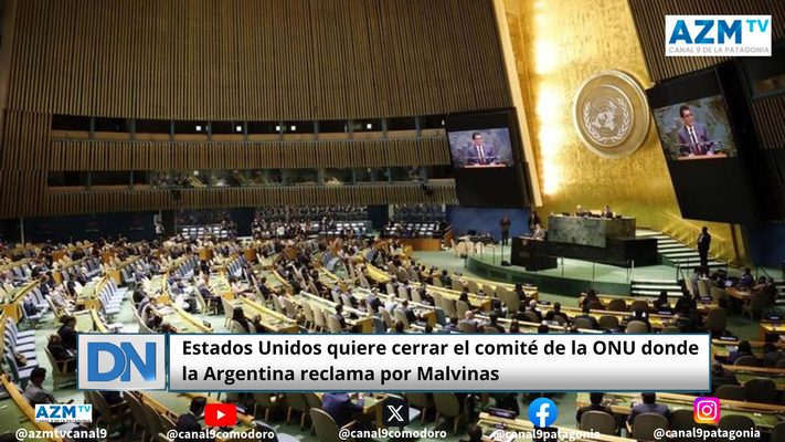 Estados Unidos quiere cerrar el comité de la ONU donde la Argentina reclama por Malvinas
