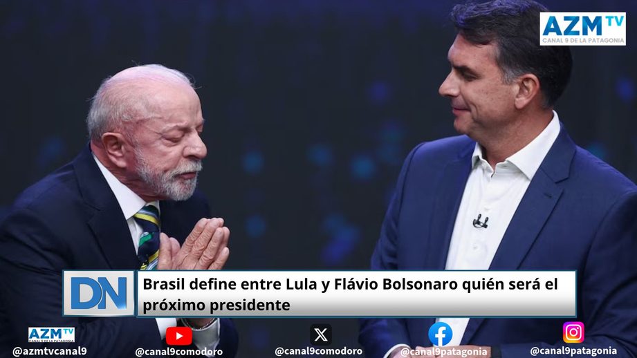 Brasil define entre Lula y Flávio Bolsonaro quién será el próximo presidente