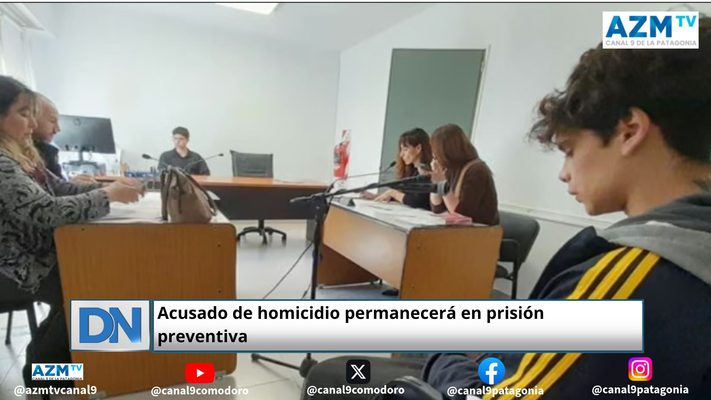 Acusado de homicidio permanecerá en prisión preventiva