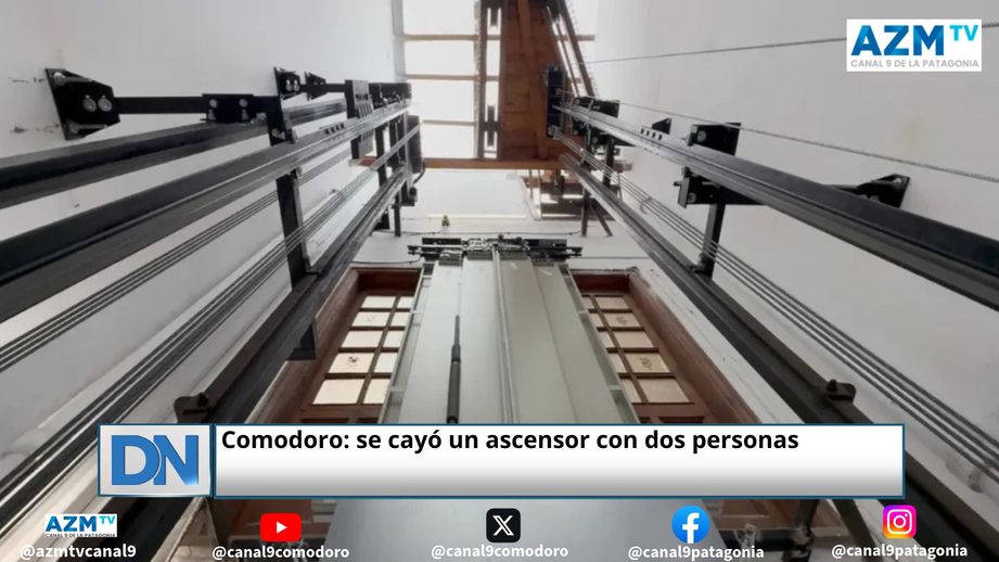 Comodoro: se cayó un ascensor con dos personas