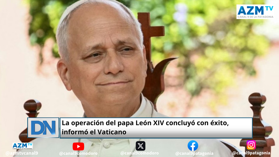 La operación del papa León XIV concluyó con éxito, informó el Vaticano