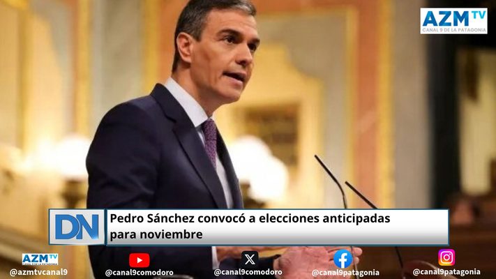 Pedro Sánchez convocó a elecciones anticipadas para noviembre