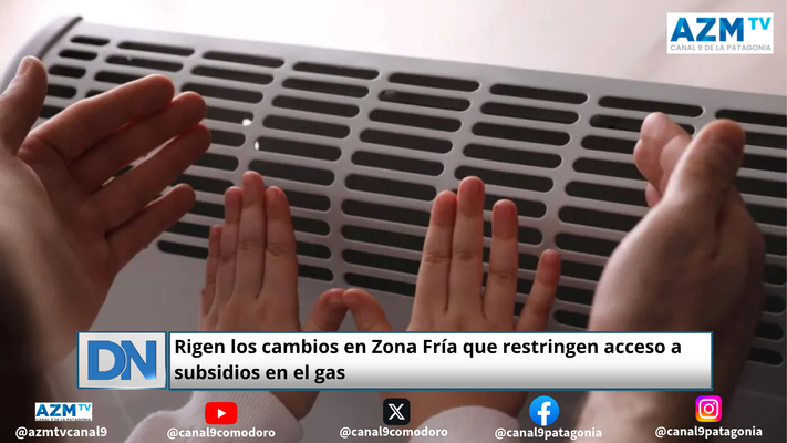 Rigen los cambios en Zona Fría que restringen acceso a subsidios en el gas